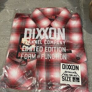 Brand new sold out Dixxon LT Metallica Kill ‘em all Flannel.